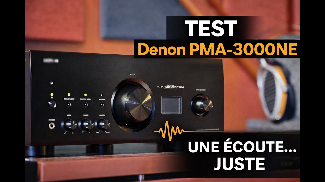 Denon PMA-3000NE – L’intégré japonais qui joue la carte de la justesse | Test Opus 51