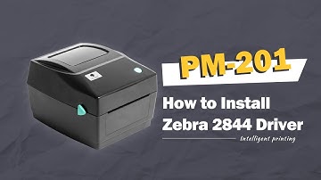 Phomemo PM201 Tutorial: (Win) Installing Zebra 2844 Driver for Label Printer PM-201