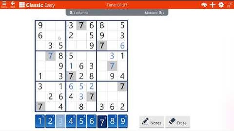 Sudoku Microsoft | Classic - Easy | September 4, 2021 | Daily Challenges