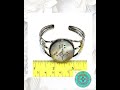 Vintage Zuni Sterling Silver Mother of Pearl Flower Inlay Cuff Bracelet