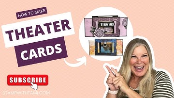 🔴 How to make Theater Slider Fold Cards [Series #1]