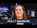Nick Jonas Convinced Molly Shannon to Join Instagram | The Tonight Show Starring Jimmy Fallon