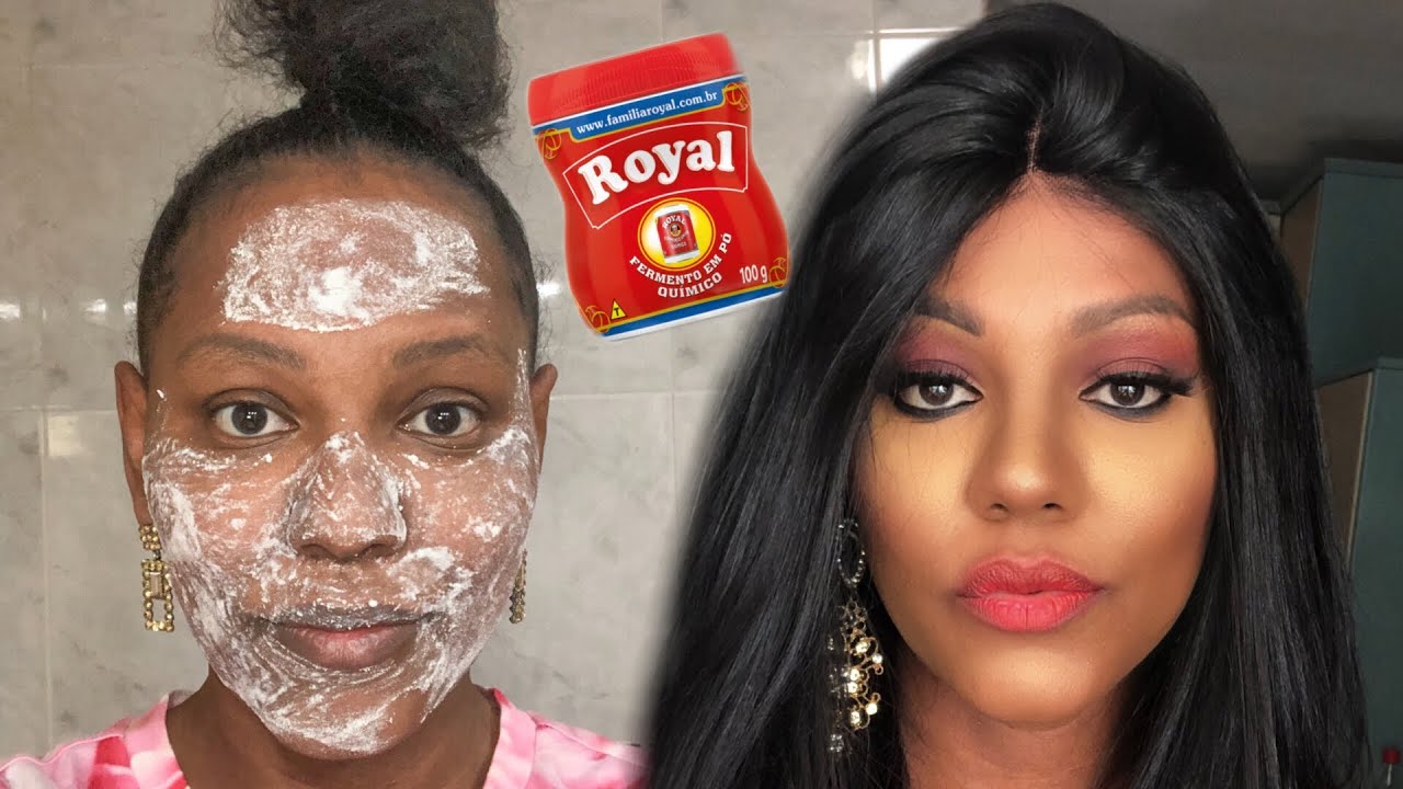 COMO TIRAR MANCHAS DO ROSTO em 3 dias !!!Usando pó royal para REMOVER MANCHAS DA PELE