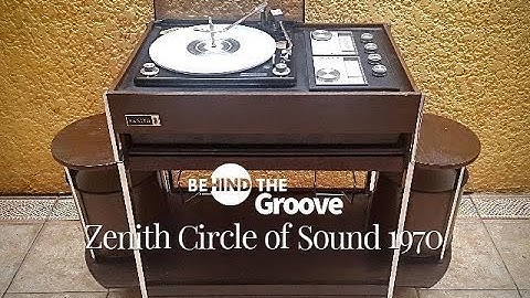 Zenith Circle of Sound | Vintage Stereo Console with Voice of Music Turntable