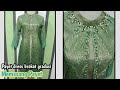 Tutorial menjahit || Kreasi payet untuk dress brokat gradasi || payet kebaya