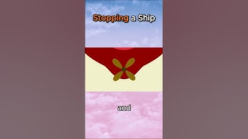 🚢Unlocking the Secrets: How Large Ships Stop⚓ #shorts #facts #technology