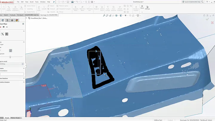 Geomagic for Solidworks - Sheet Metal Reverse Engineering