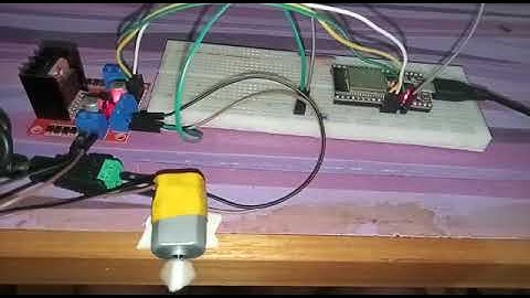 MicroPython Control DC Motor using L298N Driver with ESP32 and ESP8266