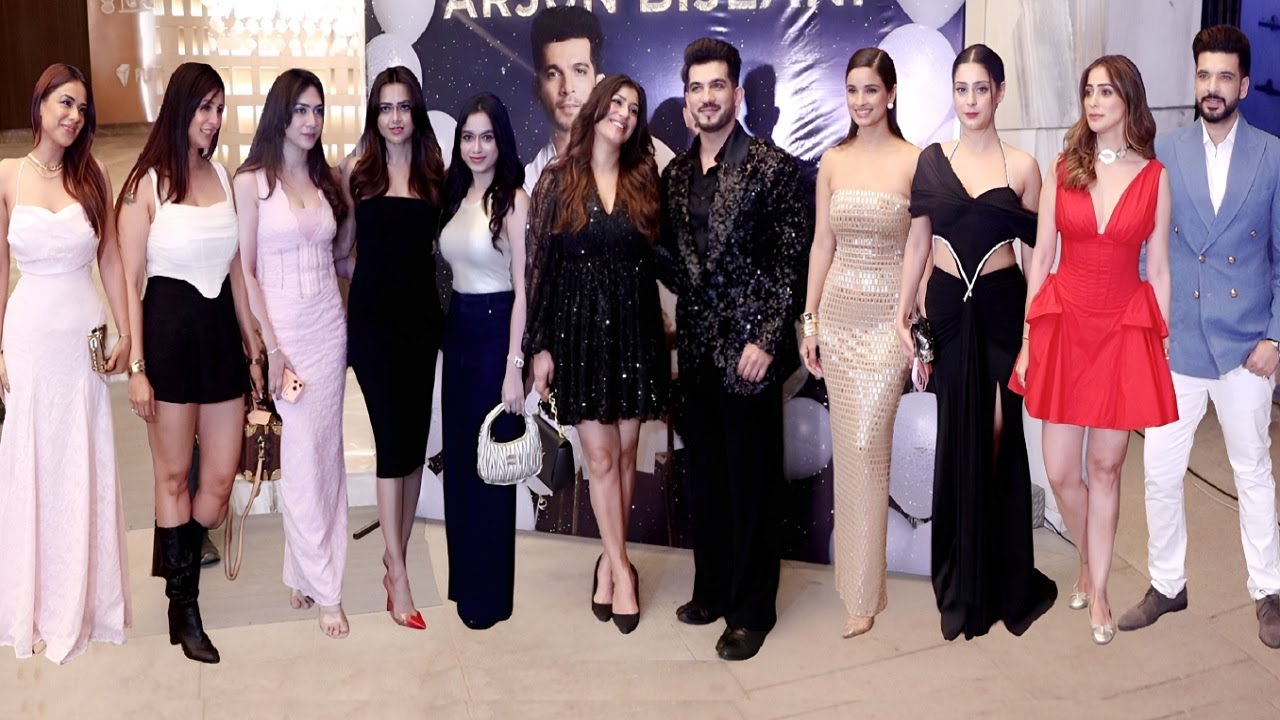 Arjun Bijlani Birthday Party 2025 | Nia Sharma, Jannat Zubair, Tejasswi Prakash, Isha Malviya, Reem