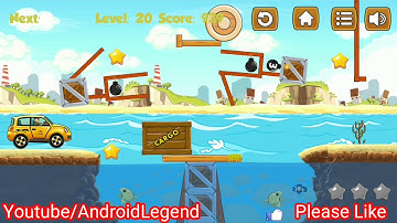 Build It River Bridge Level 20 All 3 Star Android Walkthrough