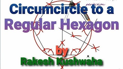CONSTRUCT CIRCUMCIRCLE OF A REGULAR HEXAGON  by Rakesh Kushwaha