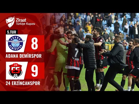 Adana Demirspor 2 (6) - (7) 2 24 Erzincanspor MAÇ ÖZETİ (Ziraat Türkiye Kupası 5. Tur Maçı)