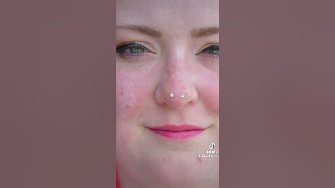 Front Facing Nostril Piercings YouTube