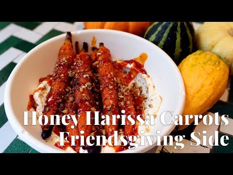 Try Honey Harissa Carrots as a Friendsgiving Side
