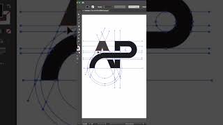 ✍️ A P letter logo design in Illustrator! Creative combo! 🌟 #LogoDesign