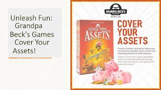 Unleash Fun: Grandpa Beck's Games Cover Your Assets!