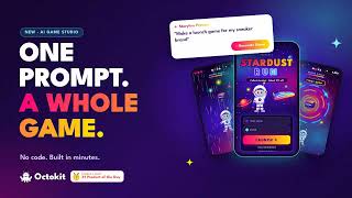 Octokit: AI Text-to-Game Maker | Turn One Prompt Into a Game - For Marketing & Gifts (No Code) screenshot 4