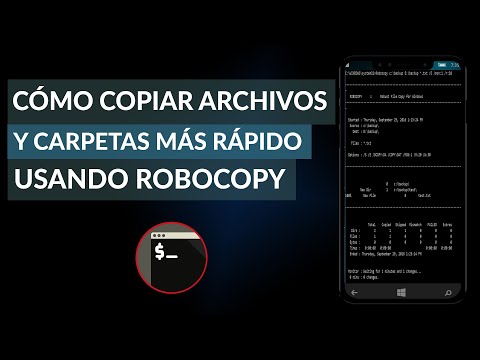 ¿Cómo Copiar Archivos y Carpetas más Rápido Usando Robocopy?