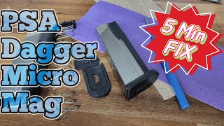 PSA DAGGER MICRO MAGAZINE FIX IN LESS THAN 5-MINUTES PART 1/2 Net Worth