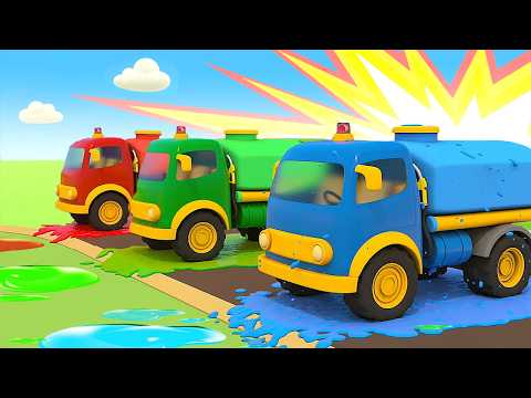 Fuel trucks are heading to town to complete city missions and help the cars.