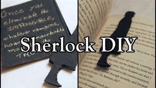 DIY Sherlock Bookmark | Collab with Celines Wonderland