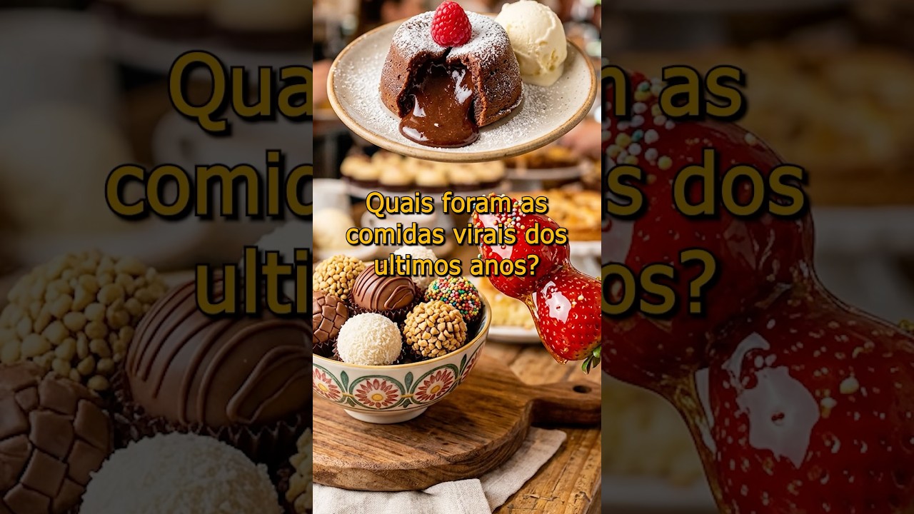 Quais foram as comidas virais dos ultimos anos? #comidas #virais #confeitaria #gastronomia #food
