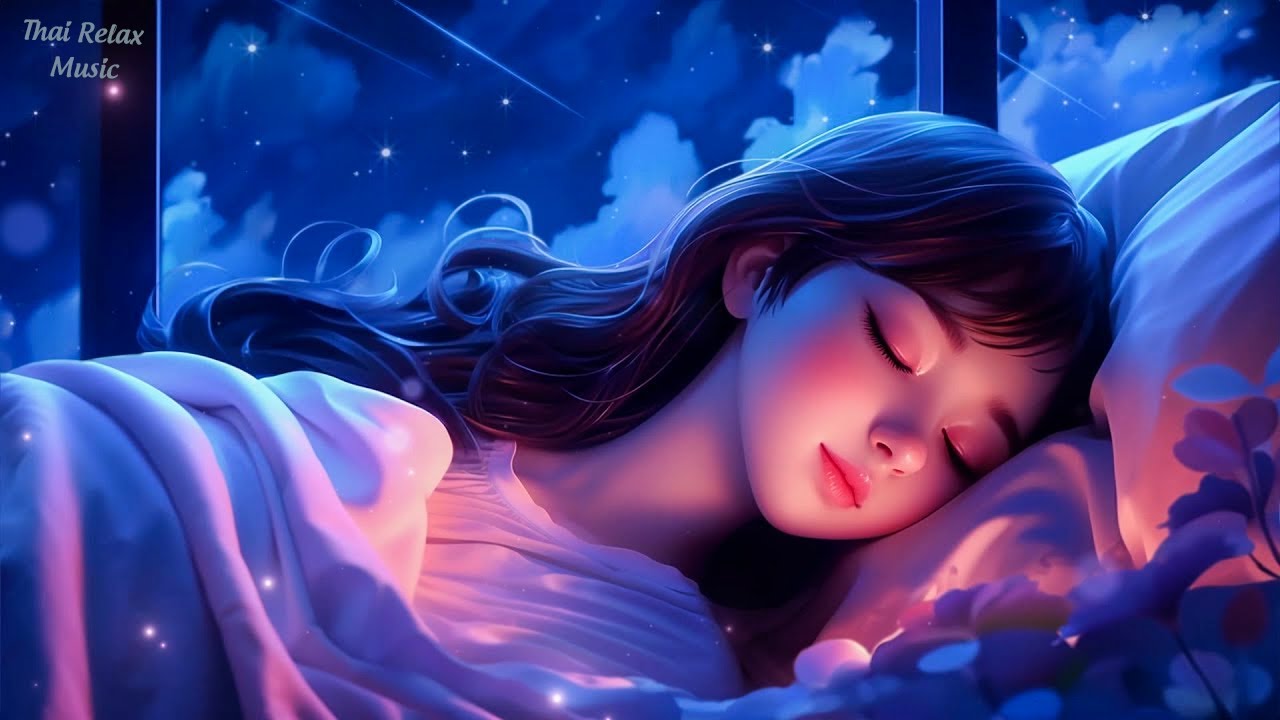 Fall Into Deep Sleep 🌛 Forget Negative Thoughts ☆ Healing Of Stress, Anxiety And Depressive States