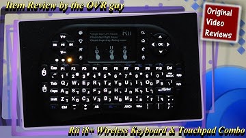Item review - Rii i8+ Wireless Keyboard & Touchpad Combo