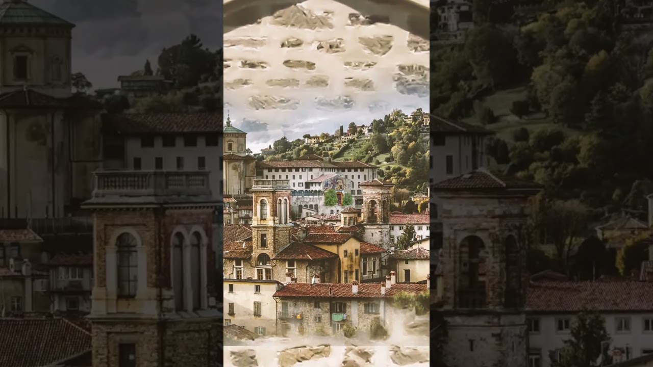 Stone Arches Frame the Sky and a Distant Chapel Puzzle Comes to Life