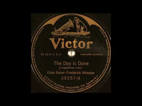 Elsie Baker & Frederick Wheeler - The Day is Done (1914)