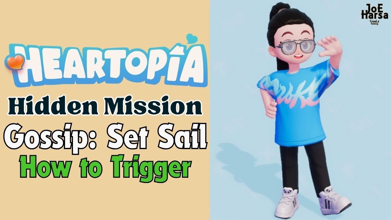 Heartopia Hidden Mission - Gossip Set Sail