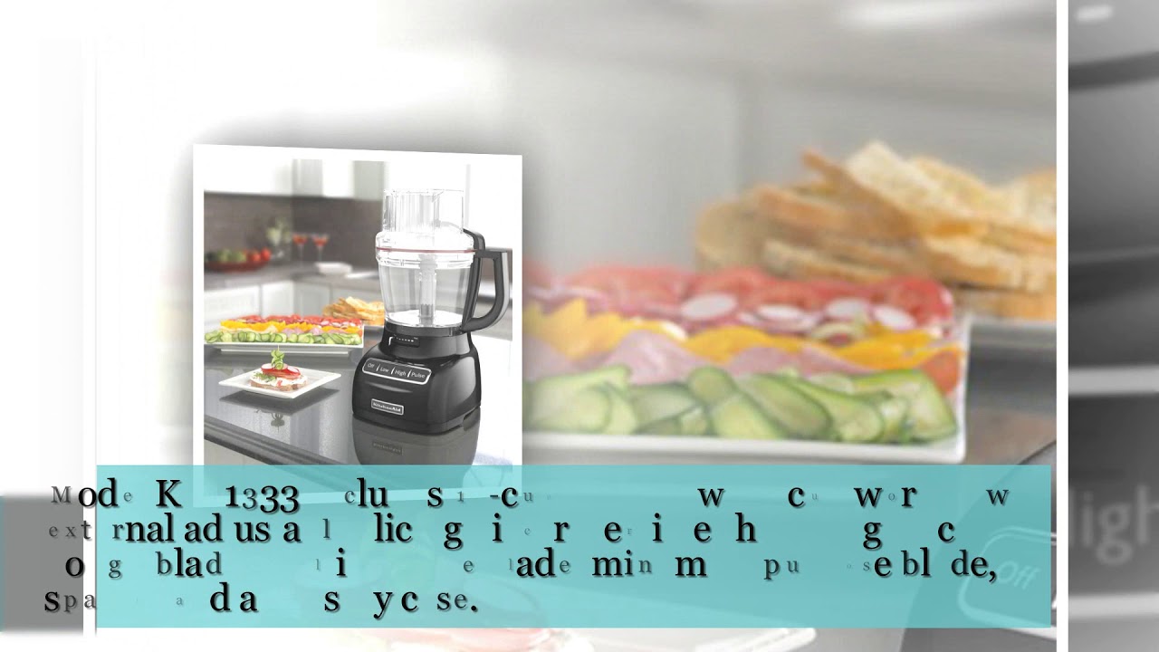 KitchenAid KFP1333OB 13Cup Food Processor with ExactSlice System