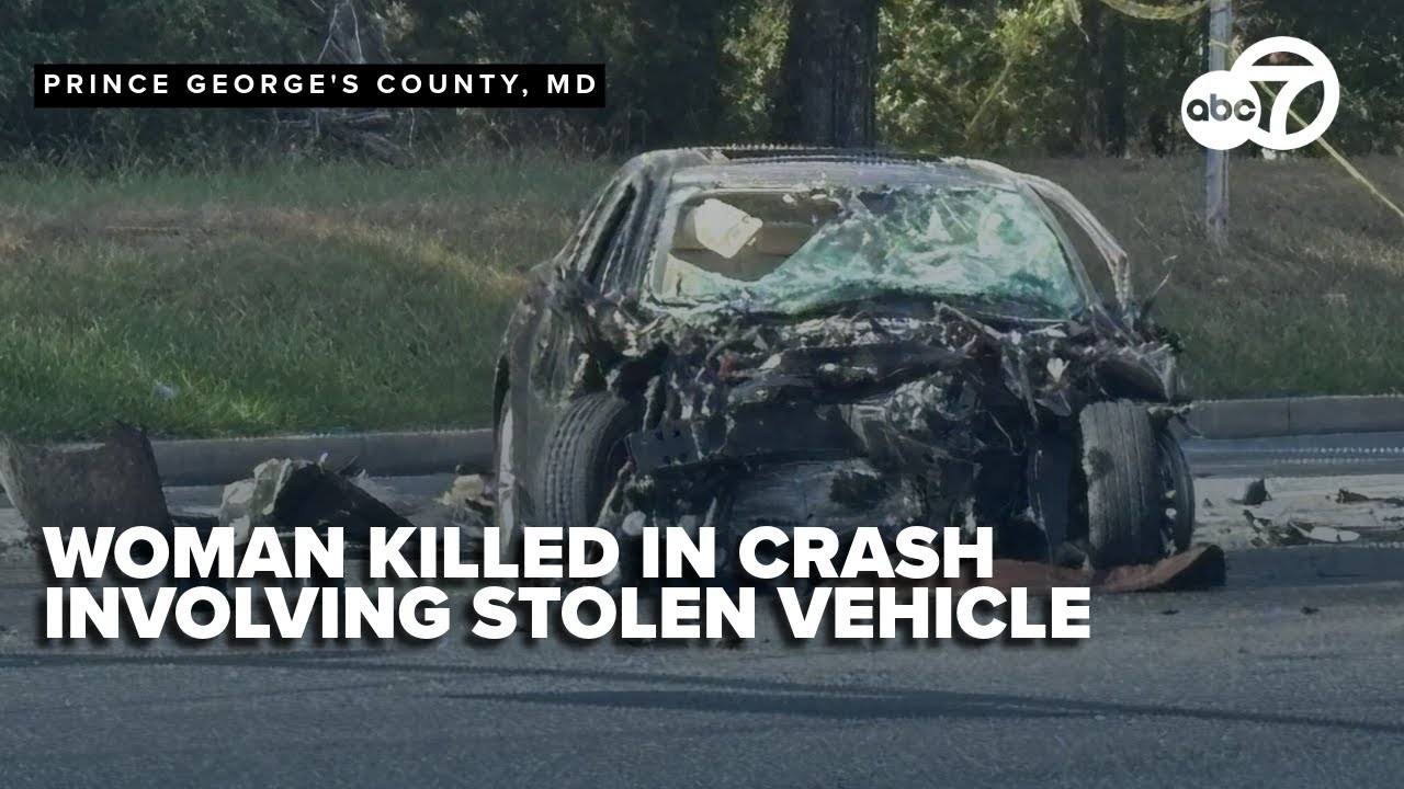 Mother dead after Maryland crash involving stolen vehicle with ...