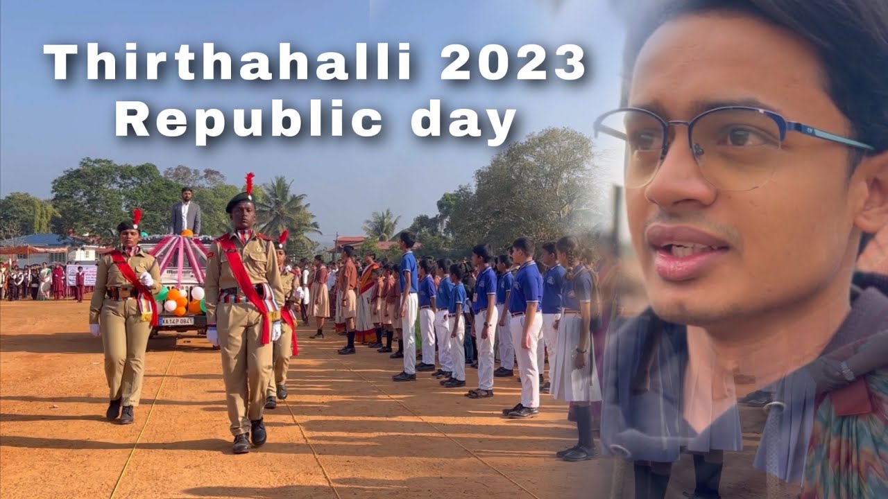 Thirthahalli Republic day 2023 🇮🇳❤️ vlog( kannada)