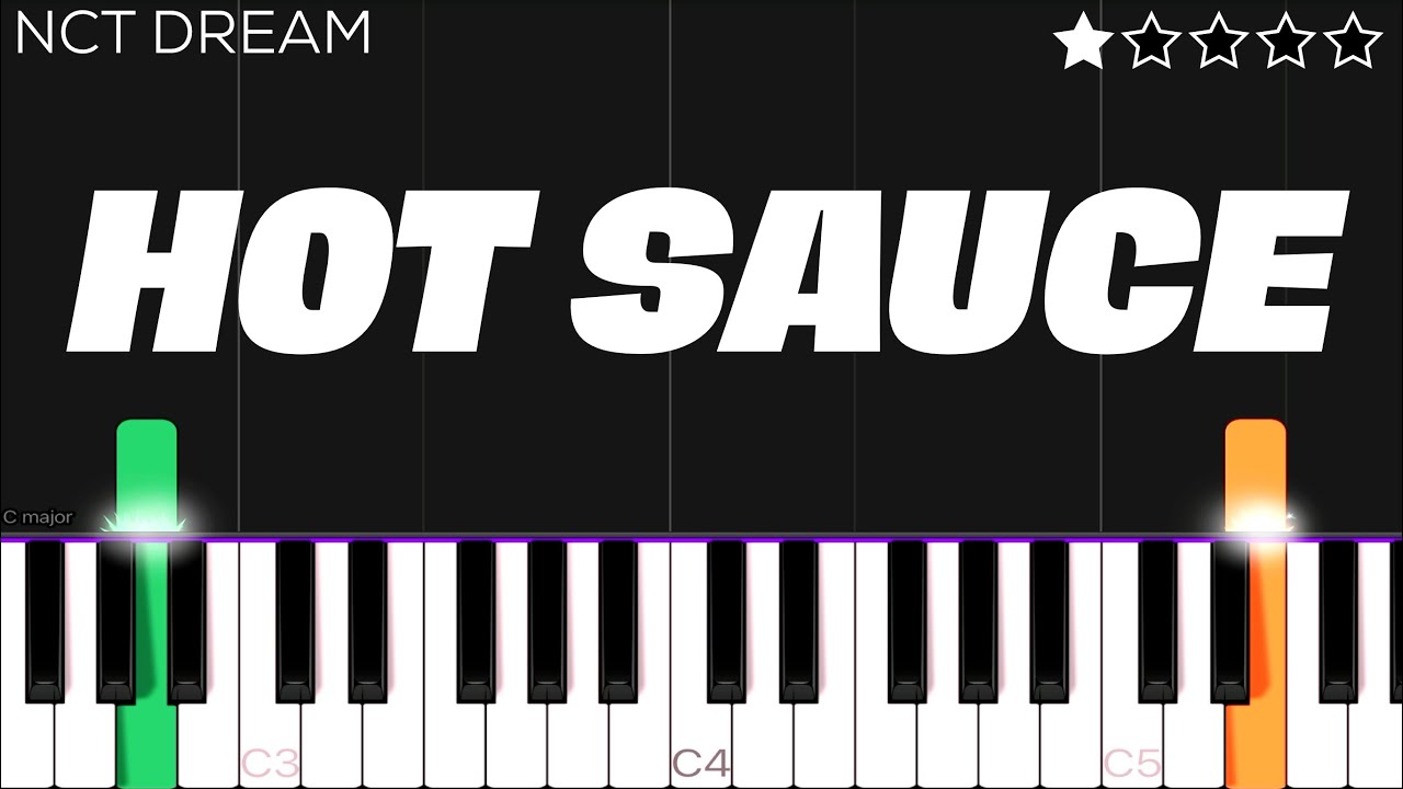 NCT DREAM - Hot Sauce | EASY Piano Tutorial