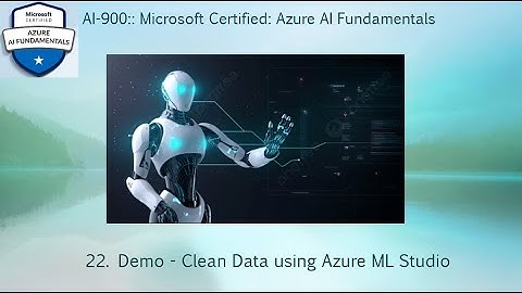 22. Demo - Clean Data using Azure ML Studio