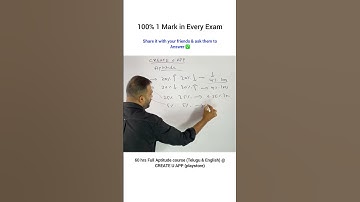 Aptitude Special trick | CREATE U APP | Crisna Chaitanya Reddy