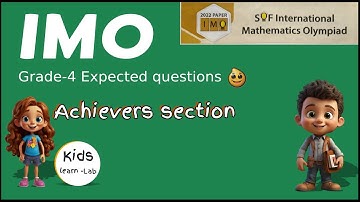 Class 4 IMO Expected questions Achievers Section  (31-35)