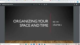 SSC101 Spring 16 22 weeks week 2 video