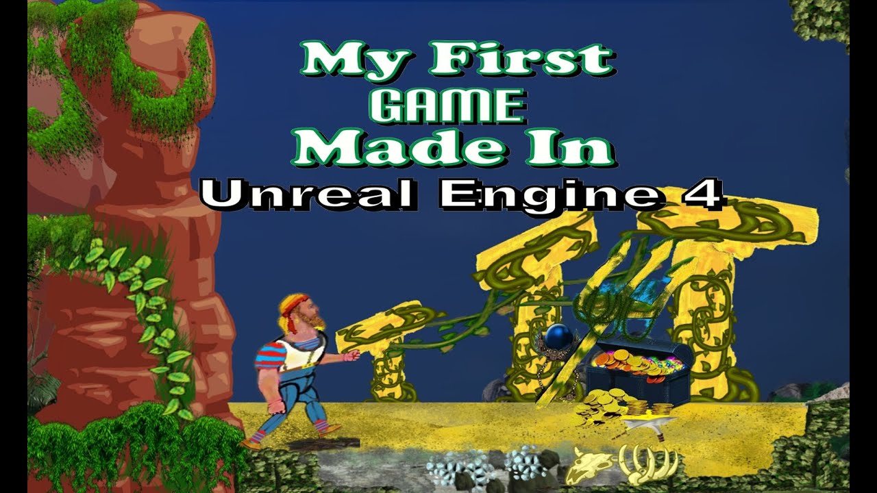 First time making a game unreal engine 4 - YouTube