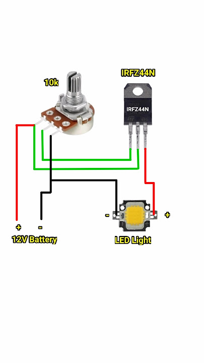 how to make voltage regulator with irfz44n mosfet #shorts #pbexperiment