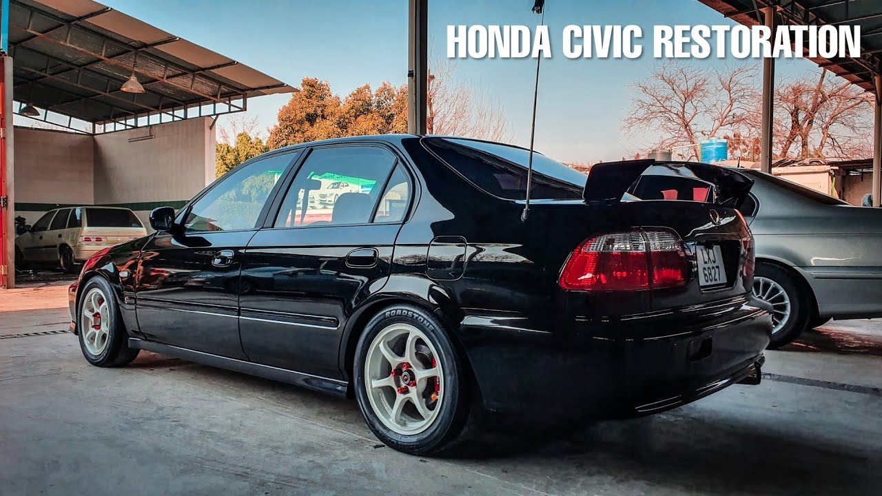 HONDA CIVIC 1998 RESTORATION | UP LIFT smart services workshop