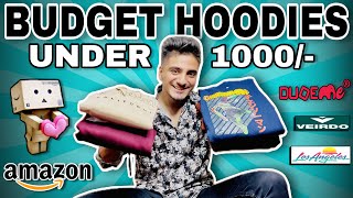 Must Have Budget Hoodie’s Under ₹1000 For Men? | Amazon Hoodie Haul 2023