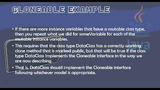 6.5 Cloneable Interfaces