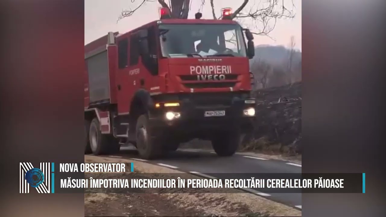 Măsuri împotriva incendiilor în perioada recoltării cerealelor păioase Măsuri împotriva incendiilor în perioada recoltării cerealelor păioase