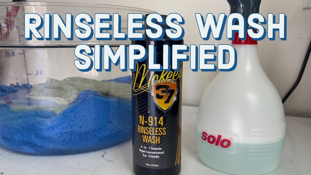 Rinseless Wash/ 15 minutes/ Fast/ Easy/ Effective/ McKee’s N914/ Tesla