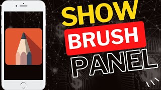 Как отобразить панель кистей в приложении Sketchbook screenshot 5