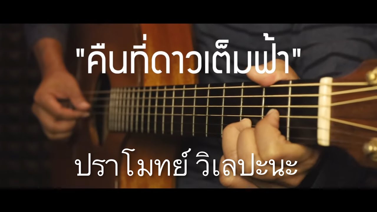คืนที่ดาวเต็มฟ้า - ปราโมทย์ วิเลปะนะ Fingerstyle Guitar Cover (Tab)