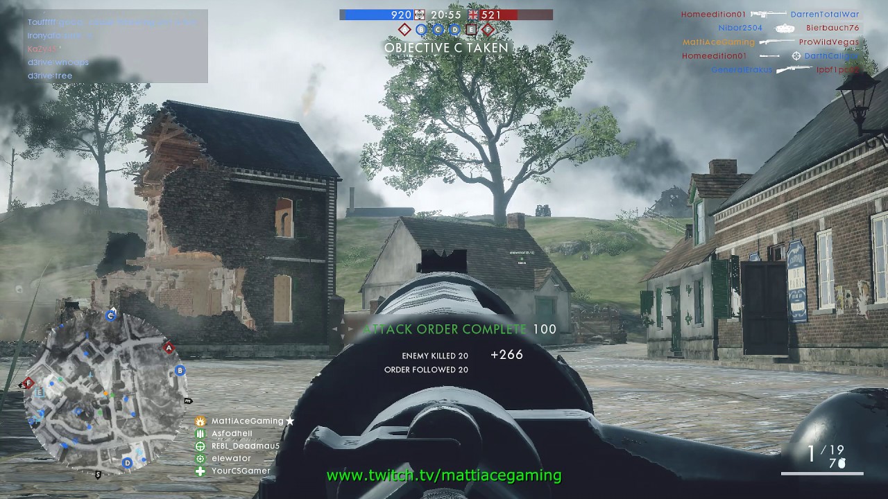 Battlefield 1 Tank hunter kit Gameplay YouTube