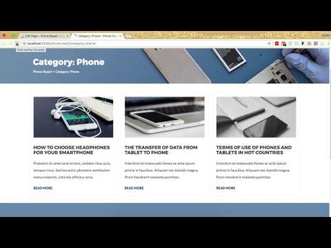 Phone Repair - Using Post Grid Visual Composer Element